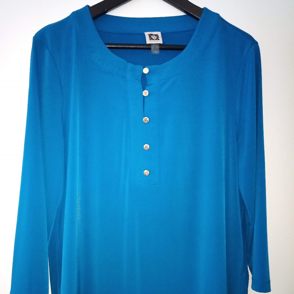 Anne Klein Women's Long Sleeve Top